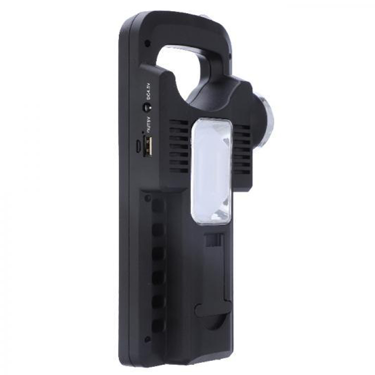 Ηλιακός Φακός - Φωτιστικό 350Lumens - Φορτιστής USB, microUSB 1500mAH - Solar Panel Powerbank 